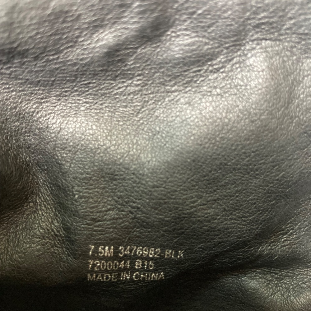 New FRYE Patty Artisan Zip Black Leather Ankle Boot 7.5M - Picture 7 of 7